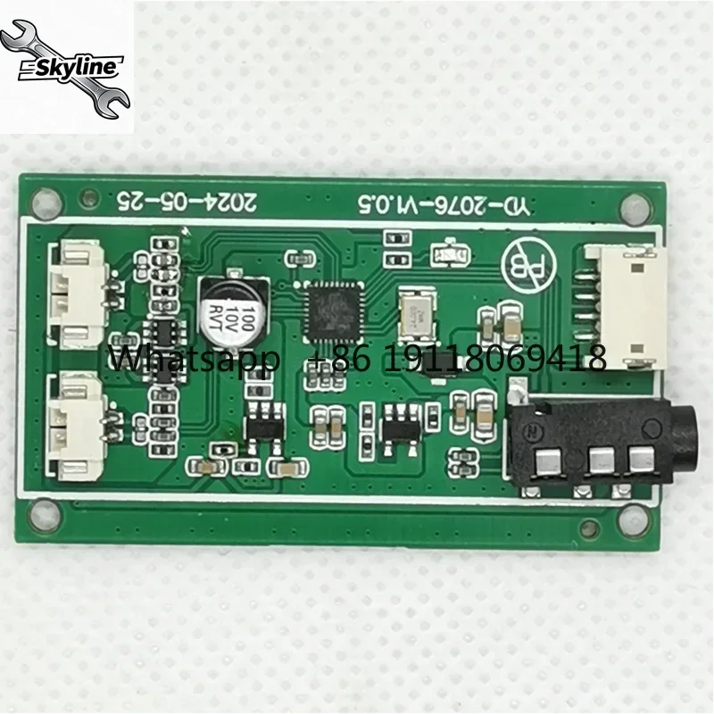 USB2 Microphone 2-channel  Microphone Head Raw Data Synchronous Acquisition Noise Reduction No Drive Required