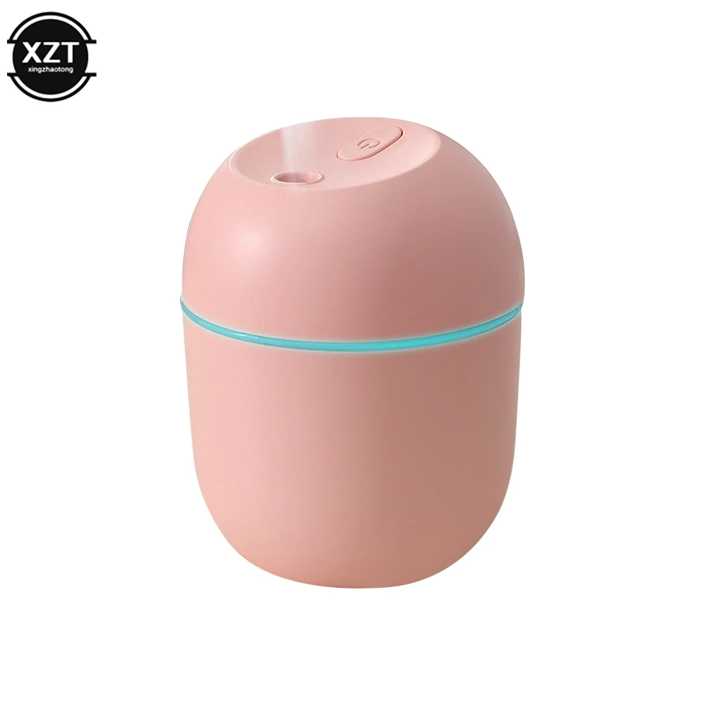 220ML USB Mini Air Humidifier Aroma Essential Oil Diffuser For Home Car Ultrasonic Mute Mist Maker Diffuser with LED Color Lamp
