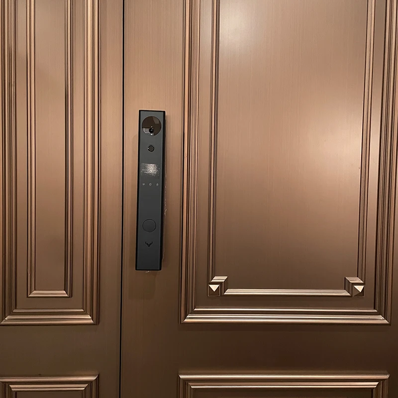 ประตูหน้าบ้านแบบใหม่ ดีไซน์โรงงาน  ประตูเหล็กกันขโมย สำหรับบ้าน