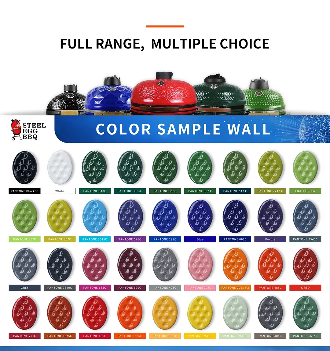 TB-24 Inch the Egg Shaped Design BBQ Grill  Outdoor Kitchen Garden BBQ Ceramic Charcoal Grill