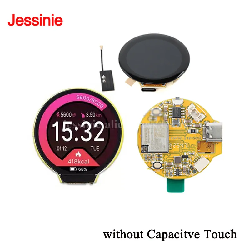 ESP32-C3 ESP32C3 Development Board 1.28 inch TFT IPS LCD Screen Display GC9A01 WiFi/Ble Module with capacitive touch for Arduino