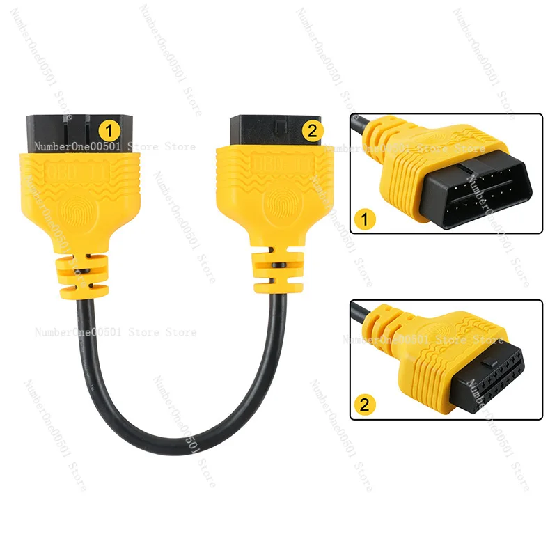 ​​OBD Extension Cable 30cm 16 Pin Connector for Car Diagnostic System​​