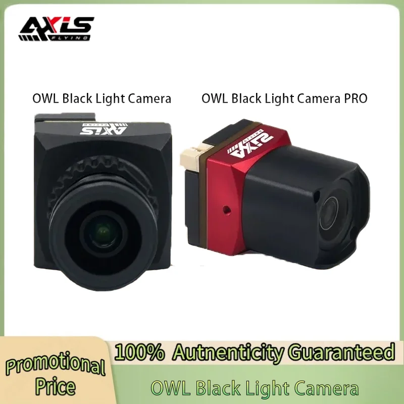 

Камера Axisflying OWL Pro Black Light HD 1800TVL WDR FOV 118 ° 1080P /60fps CVBS 4.5V-42V для RC FPV дронов