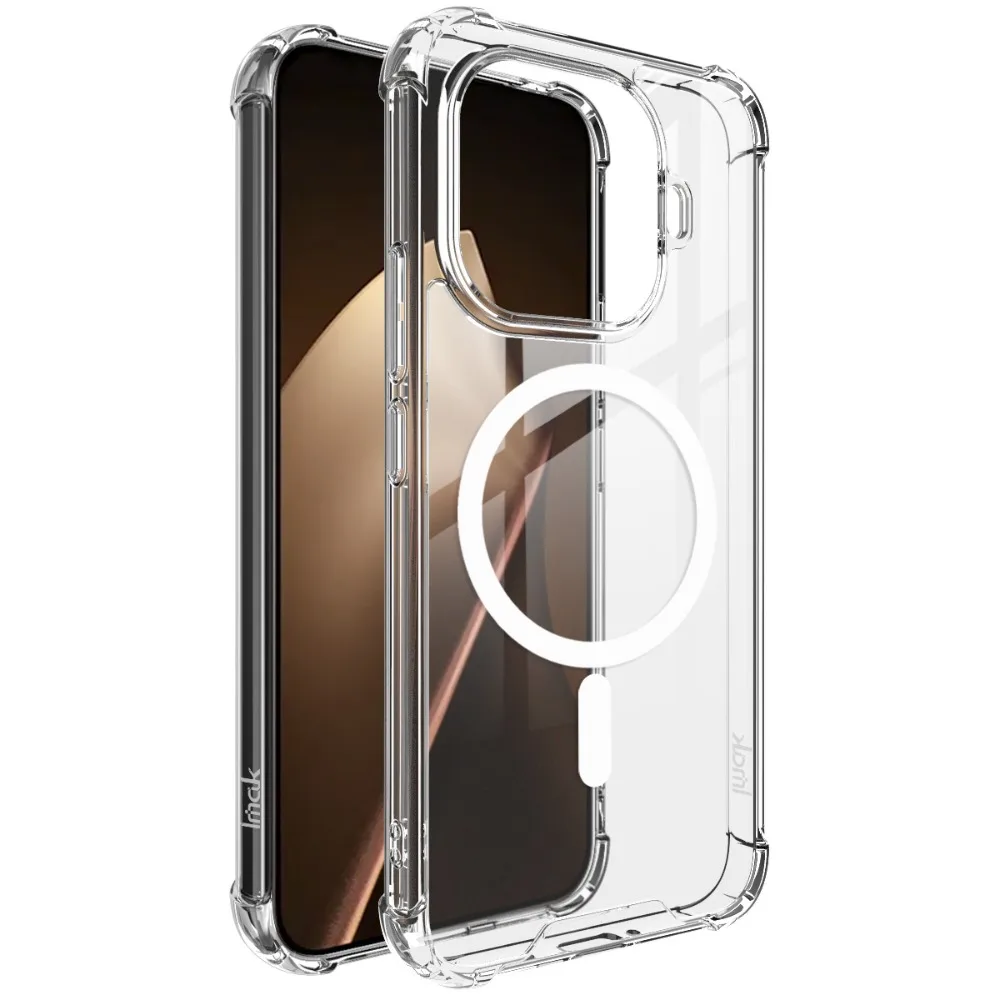 Funda de Cristal para Xiaomi 15T Pro 5G, Carga Inalámbrica, IMAK Air Bag, Antigolpes, Carcasa Protectora, Funda Magnética para Xiaomi Mi 15 T Pro