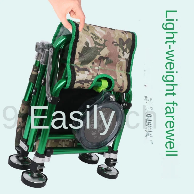 Foldable Multi-functional Fishing Chair, Lightweight and Durable Reclining Chair, Portable and Durable, Outdoor