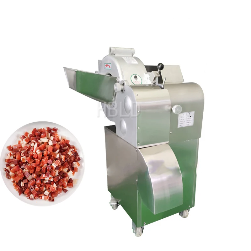 Commercial Household Vegetable Cutting Machine, Electric Meat, Carrot, Fruit, Potato, Diced Onion Cutting Machine