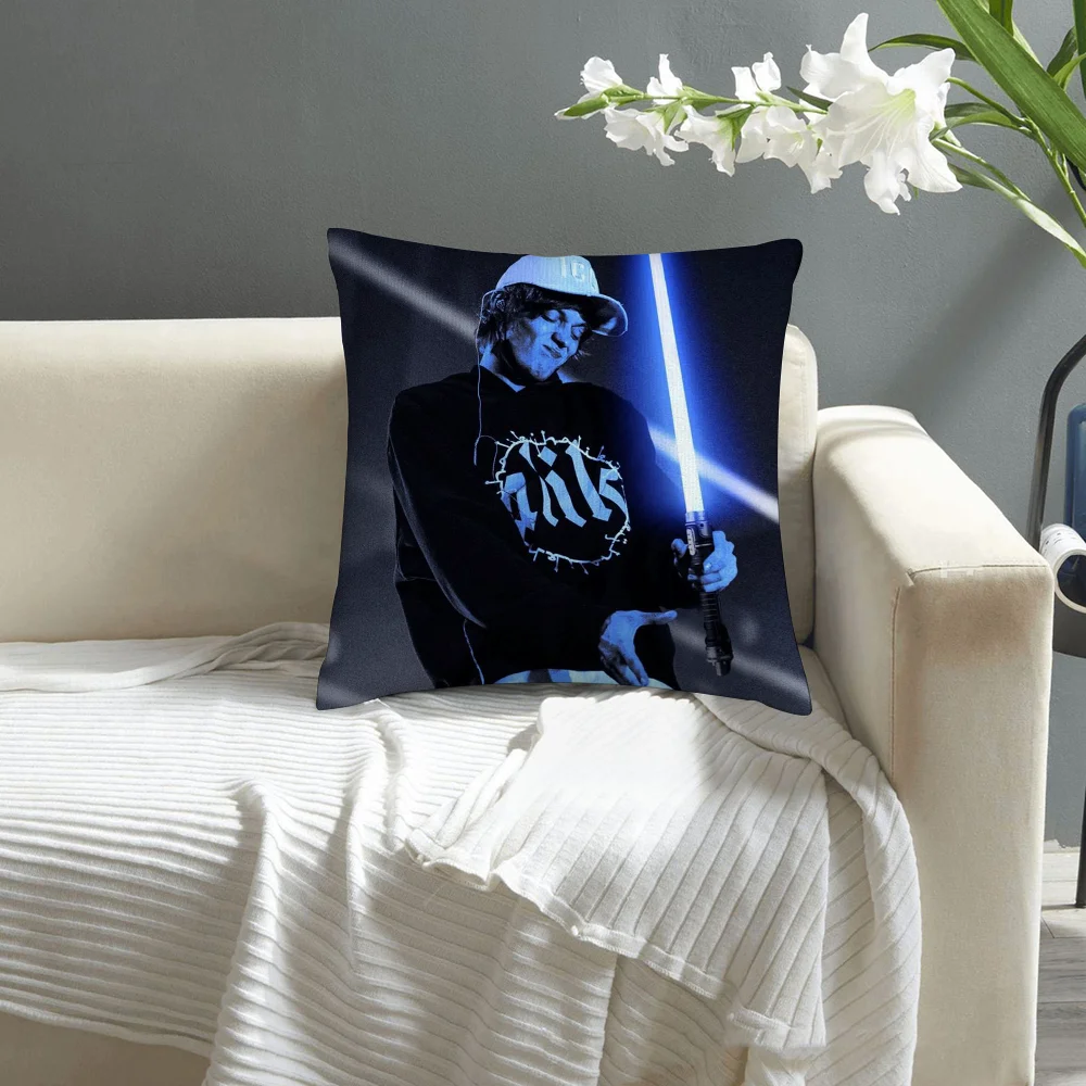 Og B-BudA روسيا مغني الراب كيس وسادة أريكة ديكور المنزل الوجهين طباعة أفخم ساحة رمي وسادة تغطي وسادة غطاء ديكور