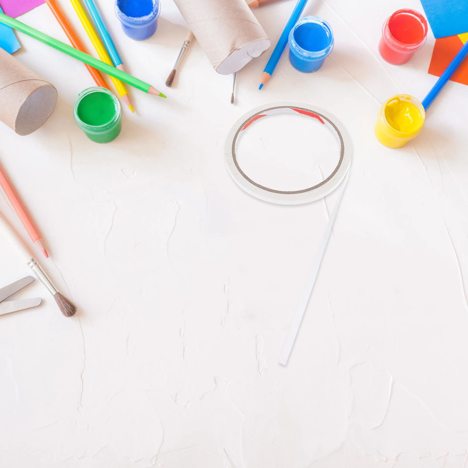 25 قطعة شريط مزدوج الجوانب للحرف الورقية لفة لاصقة دائمة لتغليف مجلات القصاصات ألبومات الصور الفنون والحرف اليدوية