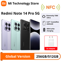 Global Version Redmi Note 14 Pro 5G Smartphone Dimensity 7300-Ultra NFC 200MP Camera 1.5K 120Hz AMOLED Display
