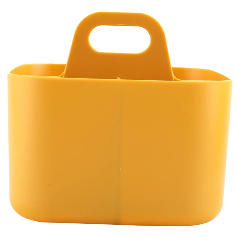 Caddys-organizador de 2 piezas, caja de plástico apilable con asa, escritorio, organizador de arte y almacenamiento de maquillaje