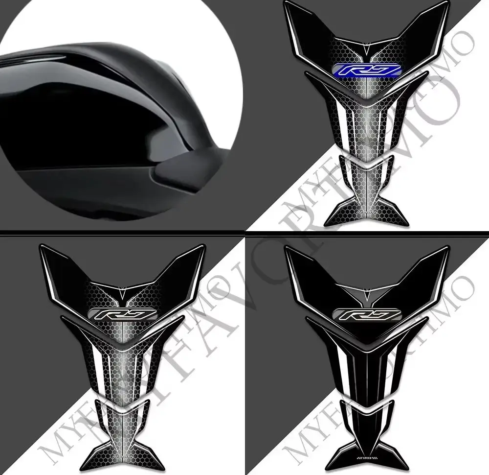 

Tank Pad Protector Stickers Gas Fuel Oil Kit Knee Fish Bone 2022 Fit YAMAHA YZF-R7 YZF R7 YZFR7