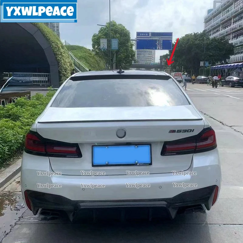 

Задний спойлер из углеродного волокна для BMW 5 серии G30 G38 525 530li 2018-2022, Аксессуары для автомобилей