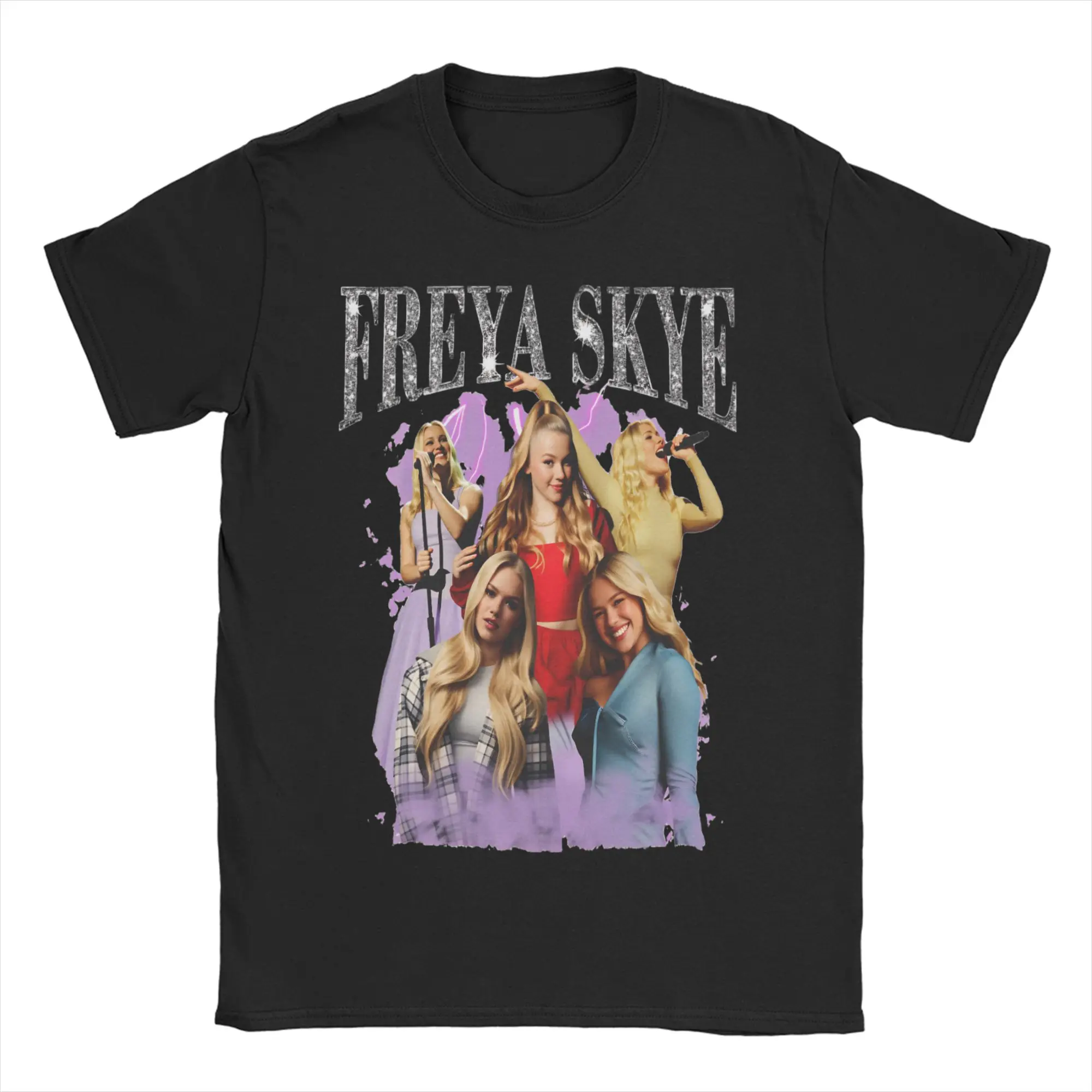 

Freya Skyes T Shirt Summer Cotton T-Shirts For Men Harajuku Print Tee Shirt Short Sleeves Y2K Basic Tops