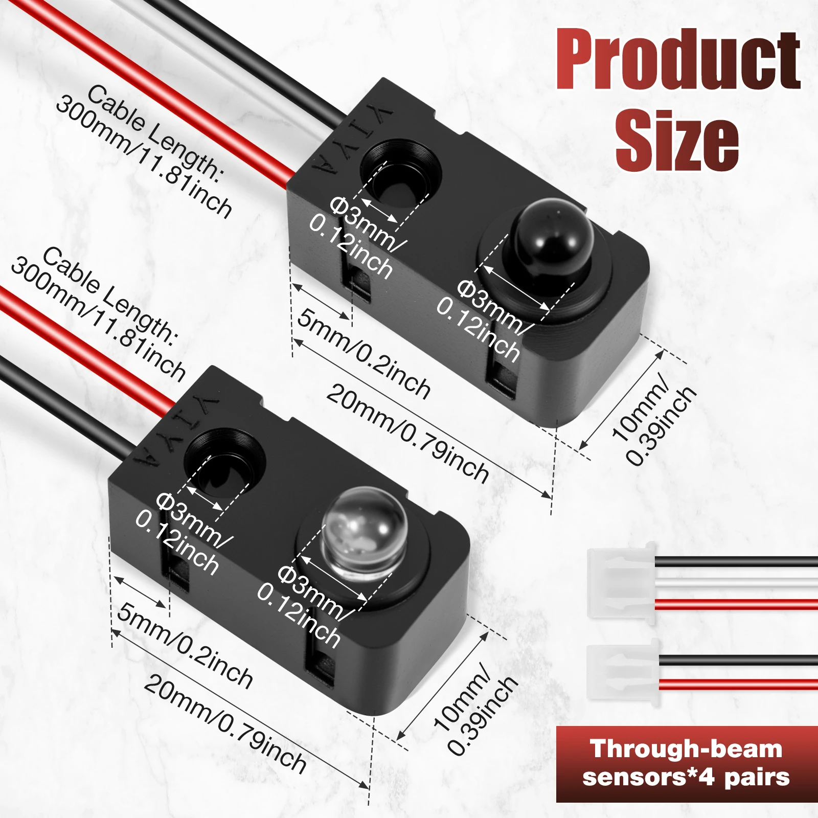 4 Pairs Infrared Break Beam Se - Diy Automation Projects review and price