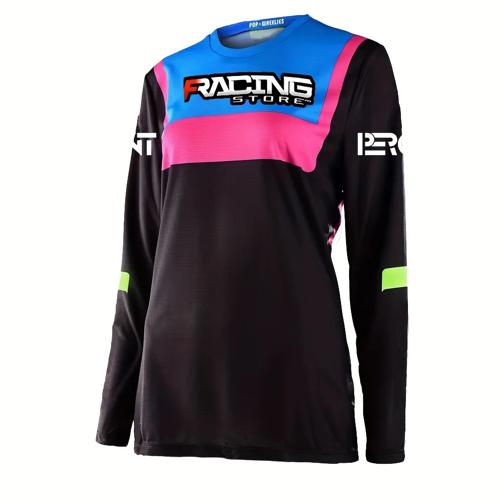 

Мужская и женская одежда для внедорожного мотоцикла с длинными рукавами для горного велосипеда, футболка для велосипеда, одежда для велоспорта c