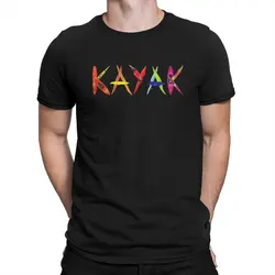 Kayak Creative TShirt for Men Graffiti Round Collar Pure Cotton T Shirt Hip Hop Birthday Gifts OutdoorWear