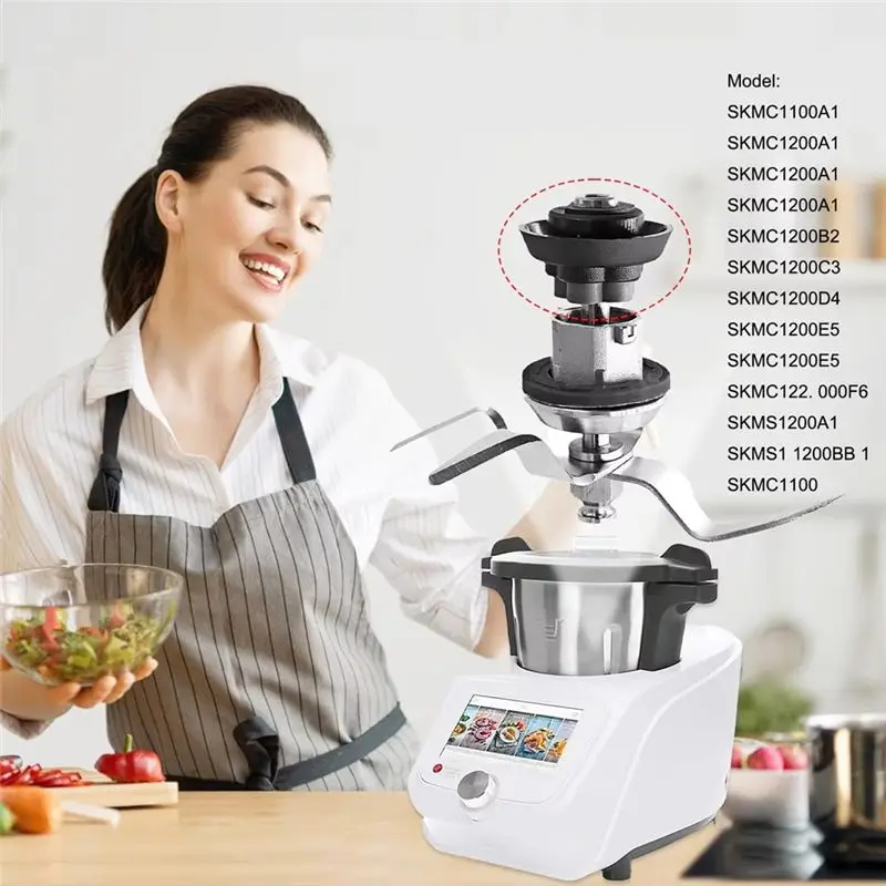 A33Z-2Pc Wall Breaker Blade Guide Connectors Clutch Juicer Blender Parts Drive Wheel Connects 5 Gear For Monsieur Cuisine