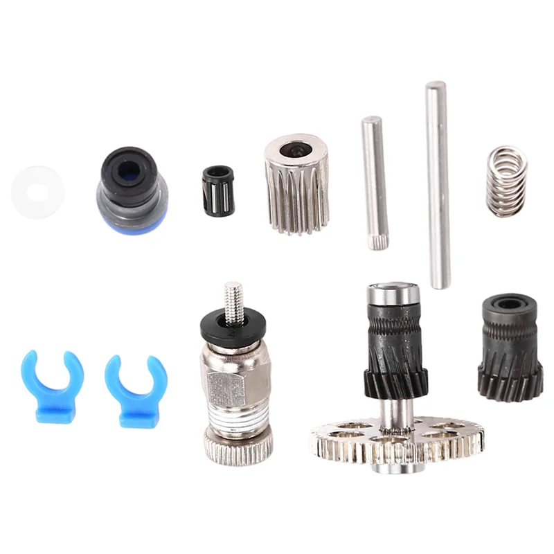 

Комплект приводных шестерен ABHE-Double Gears HRC60+ DDB Extruder Kit Обновление Btech для экструдера B M G 3D Printer Gear Комплект 3D-принтера