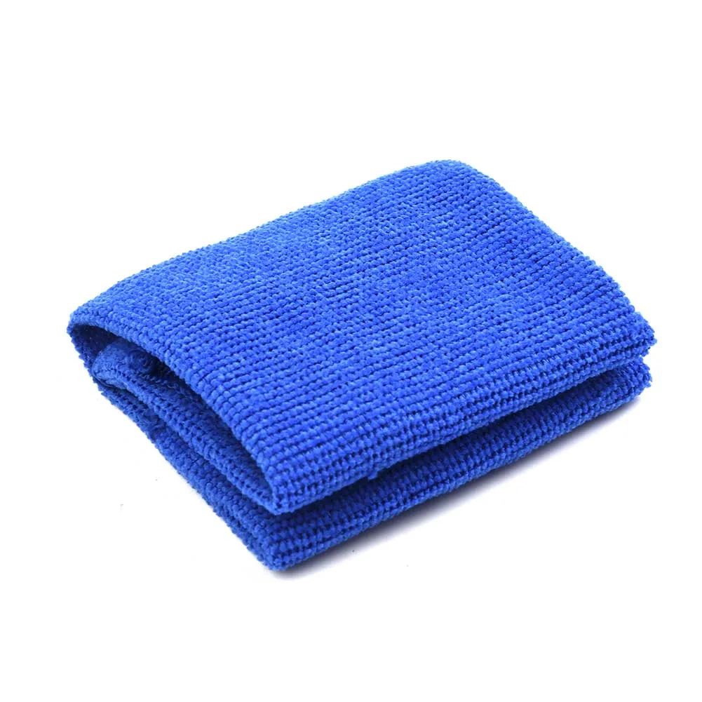 30xcm Superfine Fiber Microfiber Towel for Car Detailing, Kitchen Cleaning, Home & Office Use - Absorbent & Reusable Blue Cloth