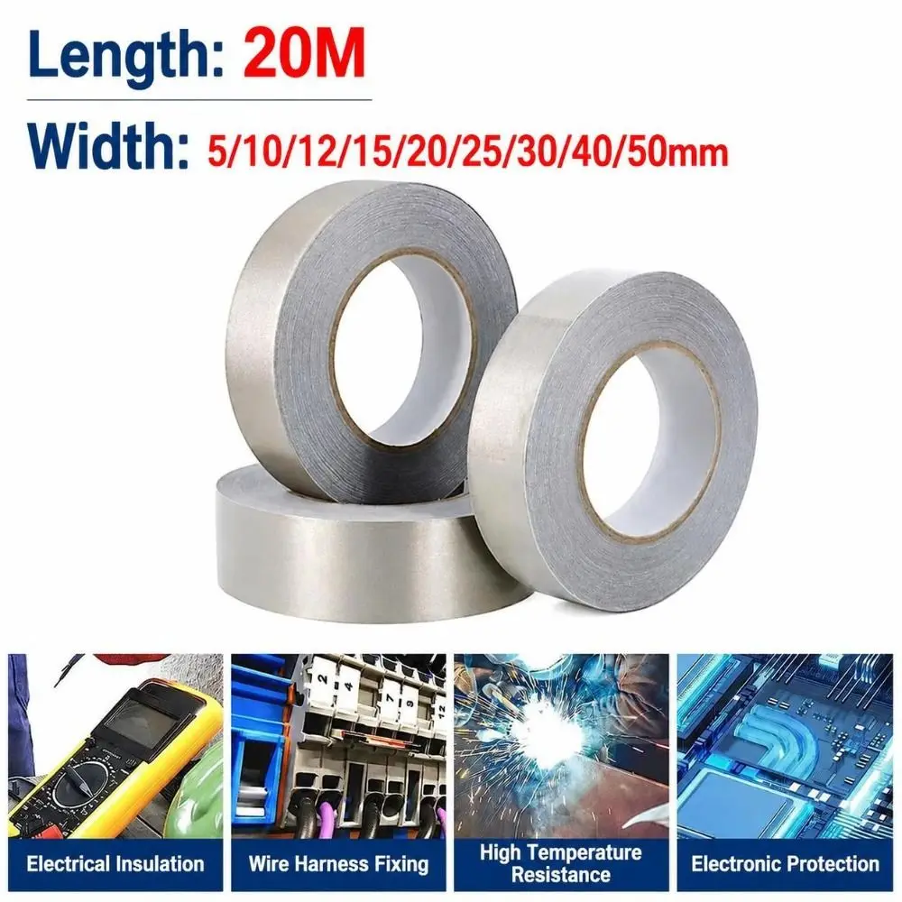 Conductive Fabric Conductive Fabric Tape Double Conductive Self Adhesive EMI Shielding Tape Multiple Width