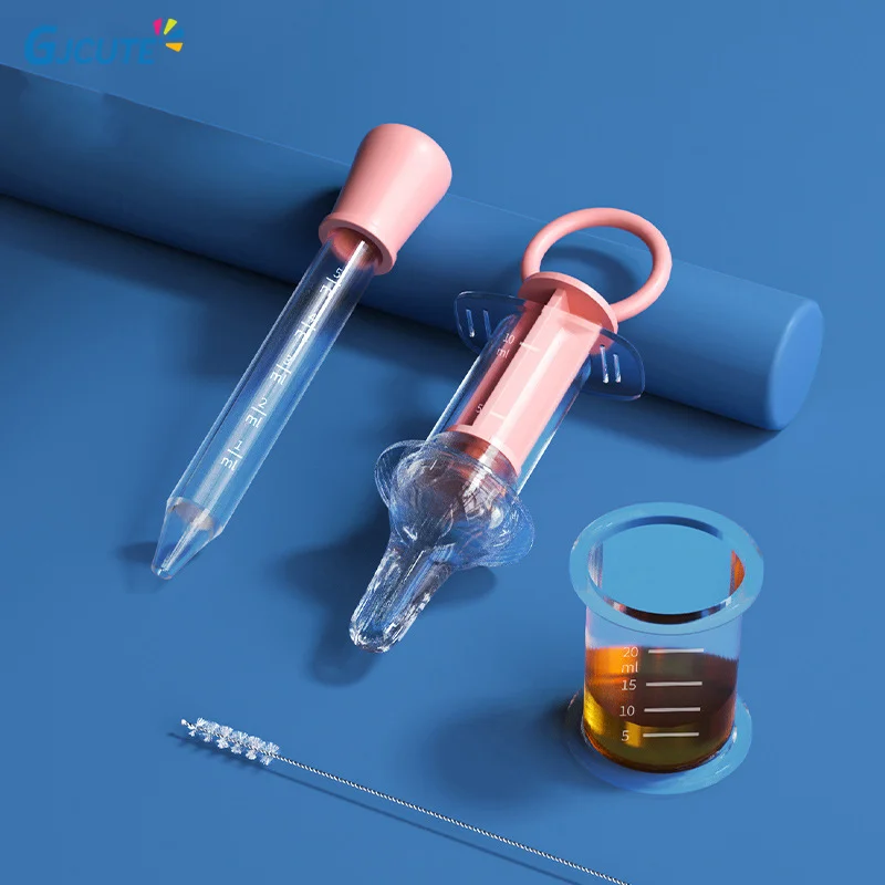 5PCS Baby Medicine Feeder Child Medicine Device Silicone Pipette Liquid Food Supplement Dropper Baby Training Feeder Utensils