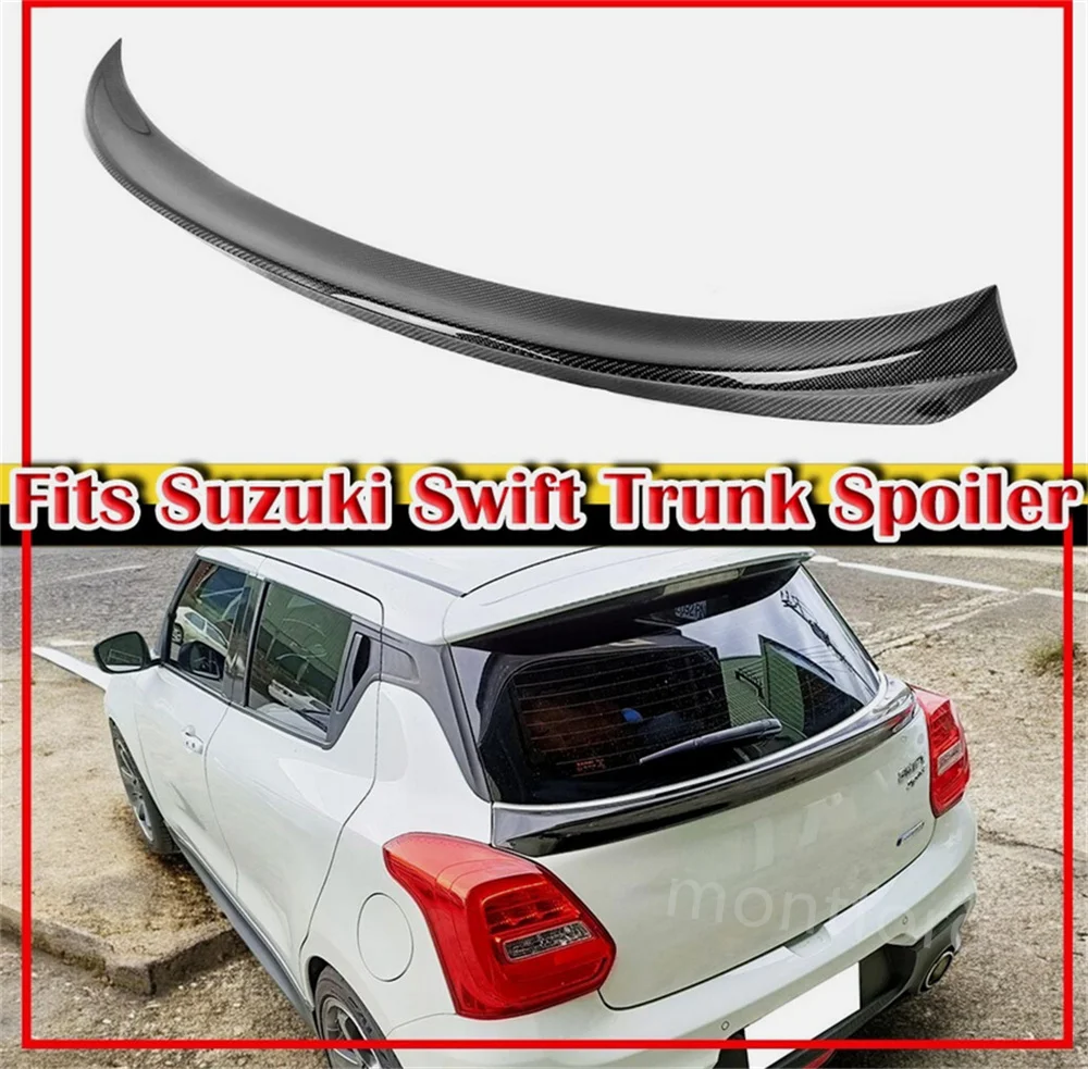 

For Suzuki Swift ZC33S 2018+ Glossy black Middle Wing Spoiler Car Rear Luggage Cover Center Wing Spoiler