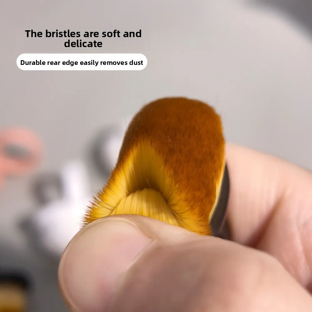 5/10/15 قطعة مسمار الفن الغبار فرشاة حلقة المهنية الألياف إزالة هلام البولندية مسحوق تنظيف أداة الجمال لفرش ماكياج