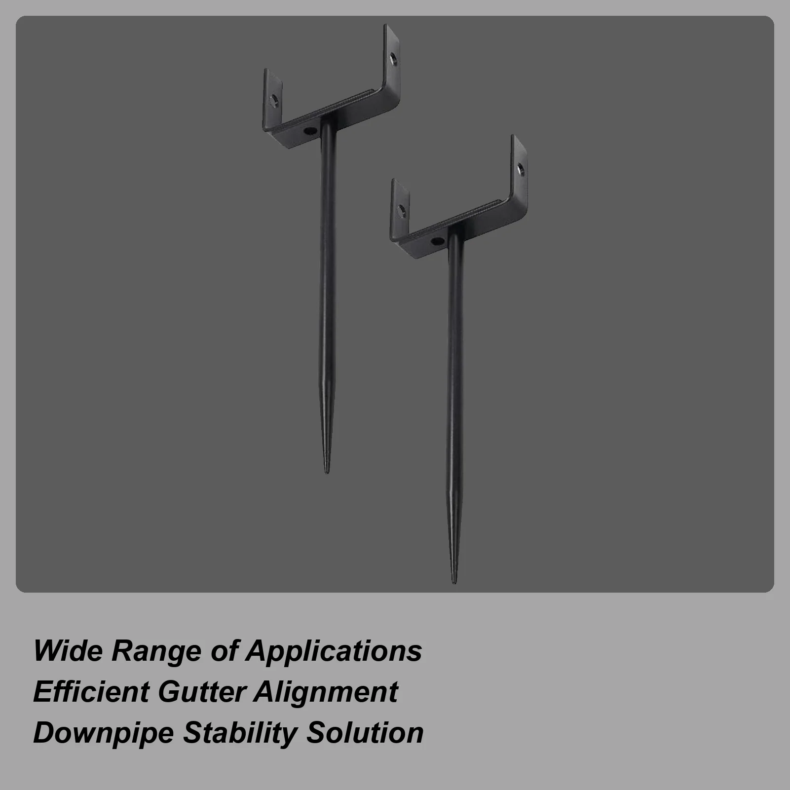 

Кронштейн водосточной трубы, 2 шт., уличный дождевой желоб, устойчивый к ржавчине регулируемый стабилизатор водосточной трубы для крыши дома, наземной крыши