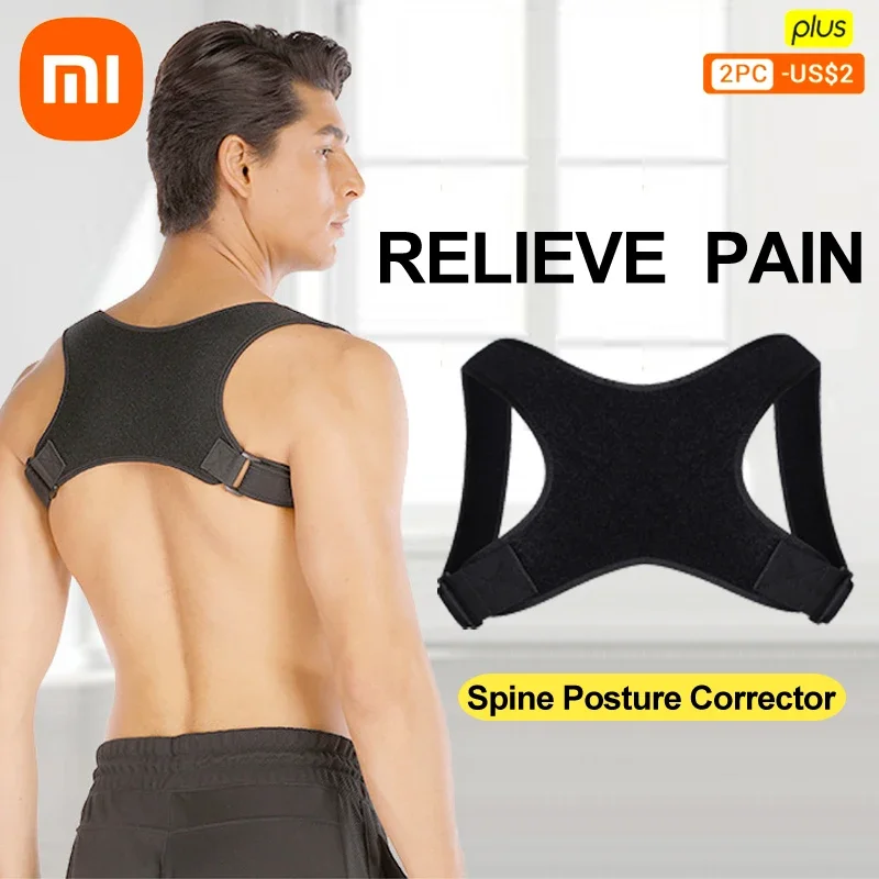 New Xiaomi Spine Posture Corrector Protection Back Shoulder Posture Correction Band Humpback Back Pain Relief Corrector Brace