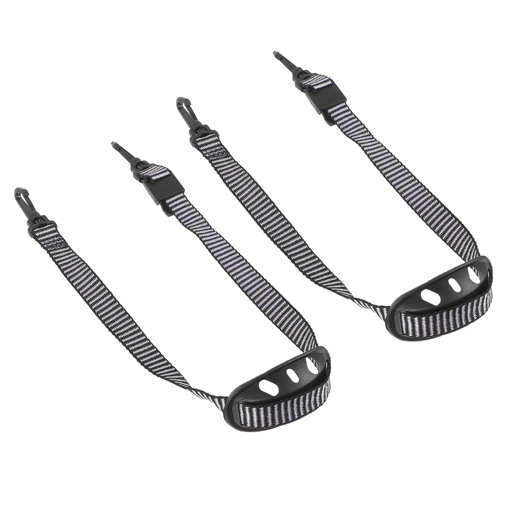 2pcs Safety Chin Strap Wear-resistant Black Universal Accessories Durable Plastic Polyester Easy Install Practical