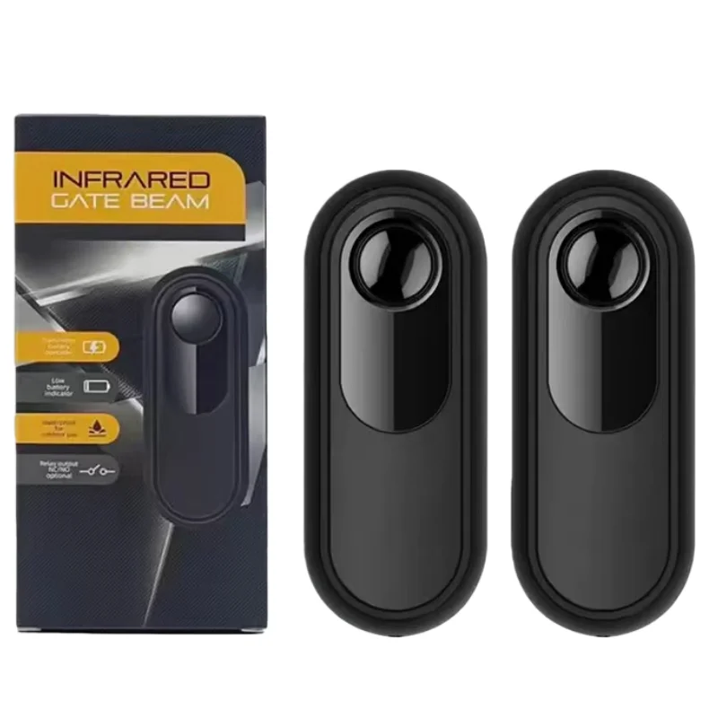 15m Wireless Outdoor ACDC12-24v Single Beam Sensor Automatic Gate Sliding Door IR Photocell Beam Detector Photoelectric Sensor