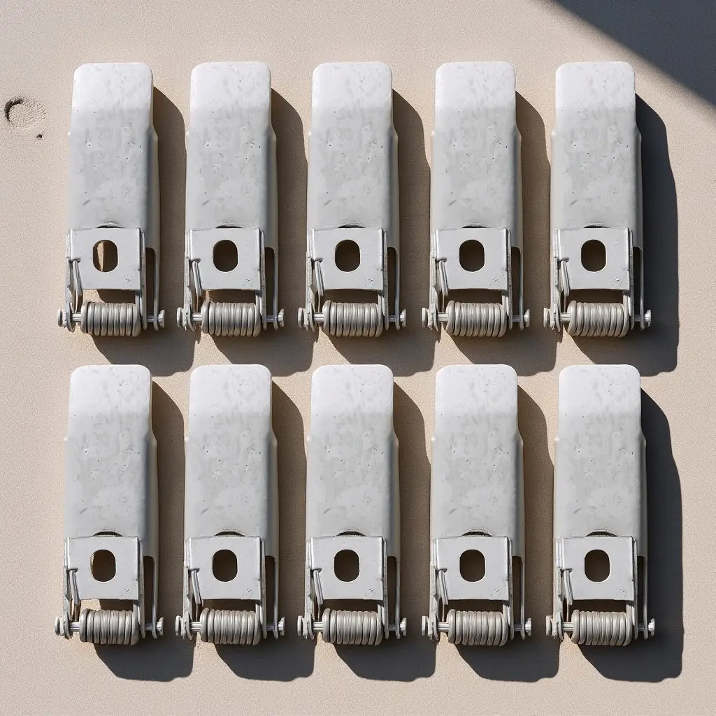10 Pcs Ceiling Light Fitting Downlight Mounting Clips Spring Hook Garage Fixture for Clamps