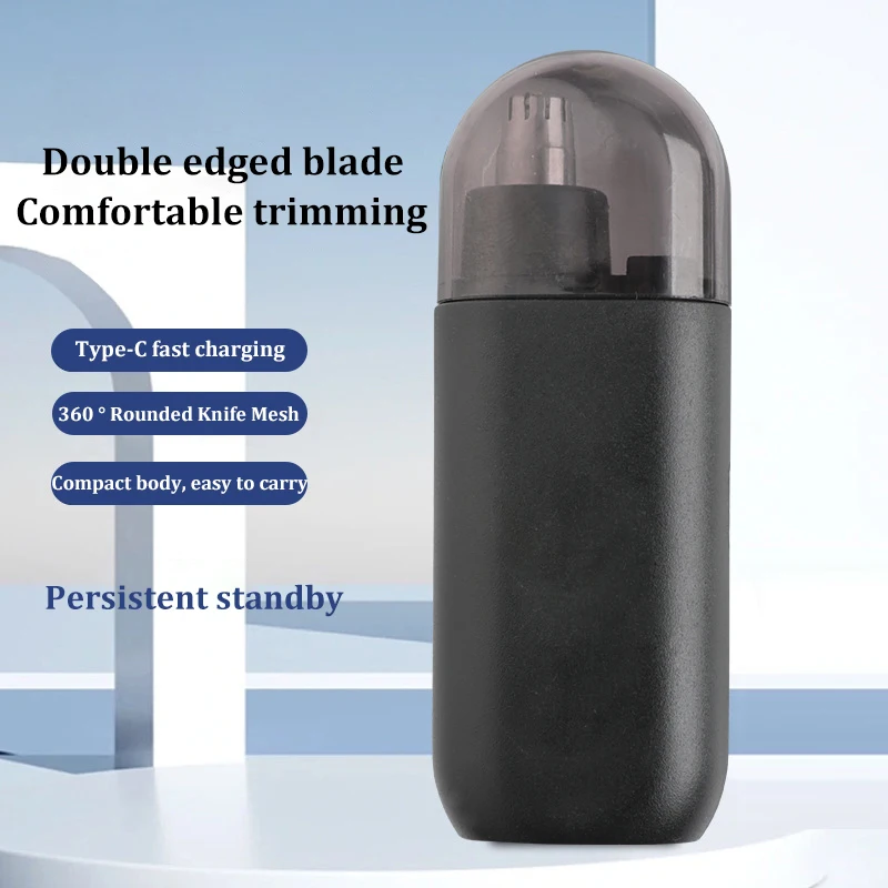 Portable Electric Nose Hair Trimmer Rechargeable Nose Hair Trimmer Beard Nose Hair Trimmer For Men Painless Nose Hair Trimmer