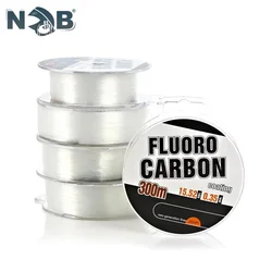NGB 300M Carbon Fiber Coating Fishing Line 0.3-0.5MM 30-45LB FluoroCarbon Fly Fishing String Cord Wire Shock Leader Japan