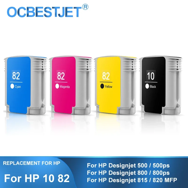 10 82 Replacement Ink Cartridge Compatible For HP Designjet 500 500ps 800 800ps 815MFP 820MFP Printer