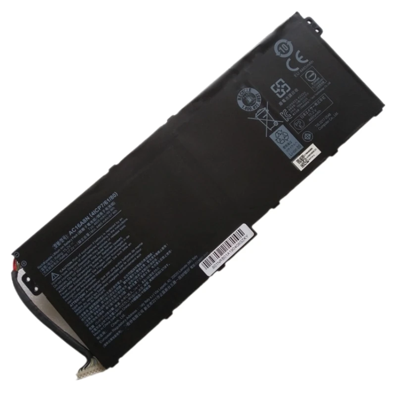 

Аккумулятор AC16A8N для ноутбука Acer Aspire V15 V17 Nitro BE VN7-593G-79L1 77 ГБ VN7-793-738J 55TM 58C9 722D 73HP 75U0 73YP 7212 73E7