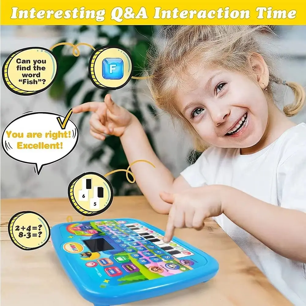 

Simulation Computer Voice Point Reading Machine Cognitive Skills Preschool Language Simulation Mini Tablet Electronic