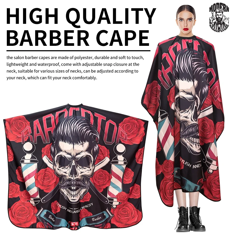 

New Barber Cloth Antistatic Cutting Hair Waterproof Salon Hairdressing Apron Hairdresser Capes Styling Tool Haircut Accessories