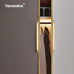 Invisible Long Handle Aluminum Alloy Kitchen Cabinet Handles Black Cupboard Wardrobe Door Handle Hidden Handles for Furniture
