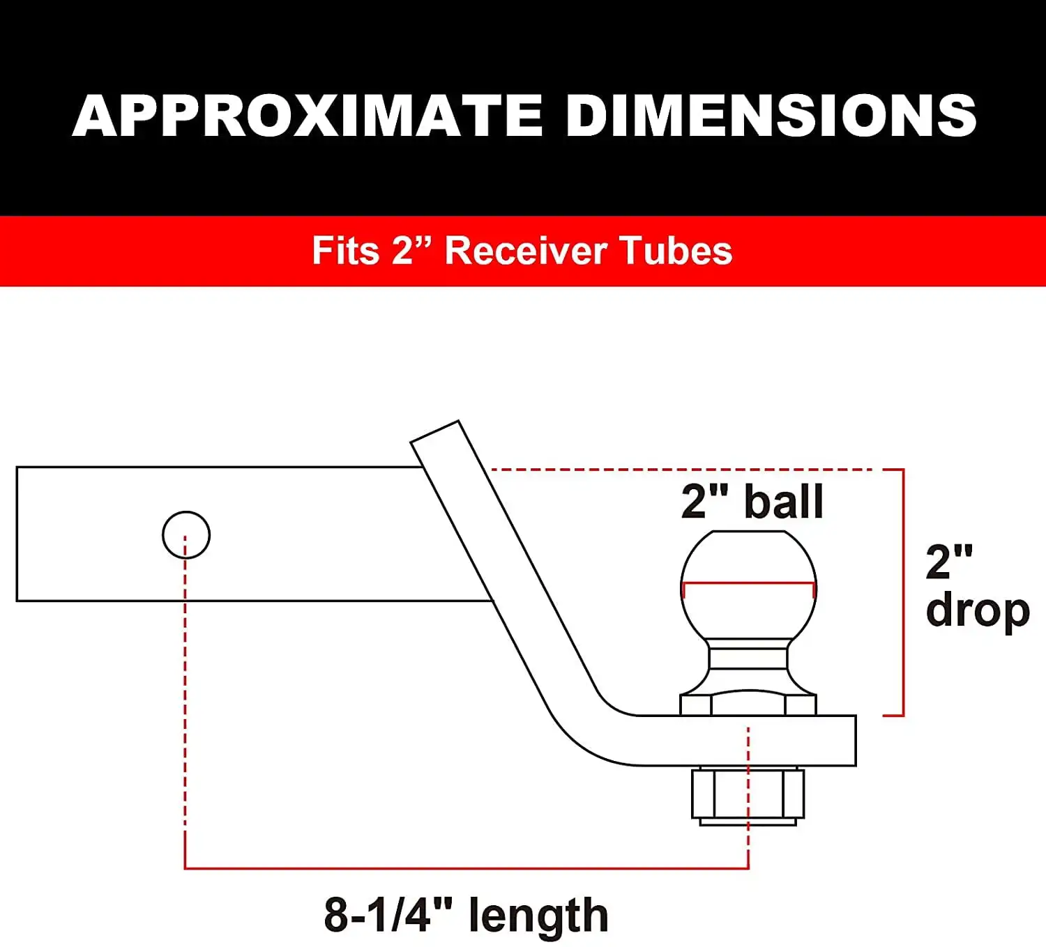 Torin Jacks ATRLY2003B 7500Lbs Trailer Hitch Mount and Ball