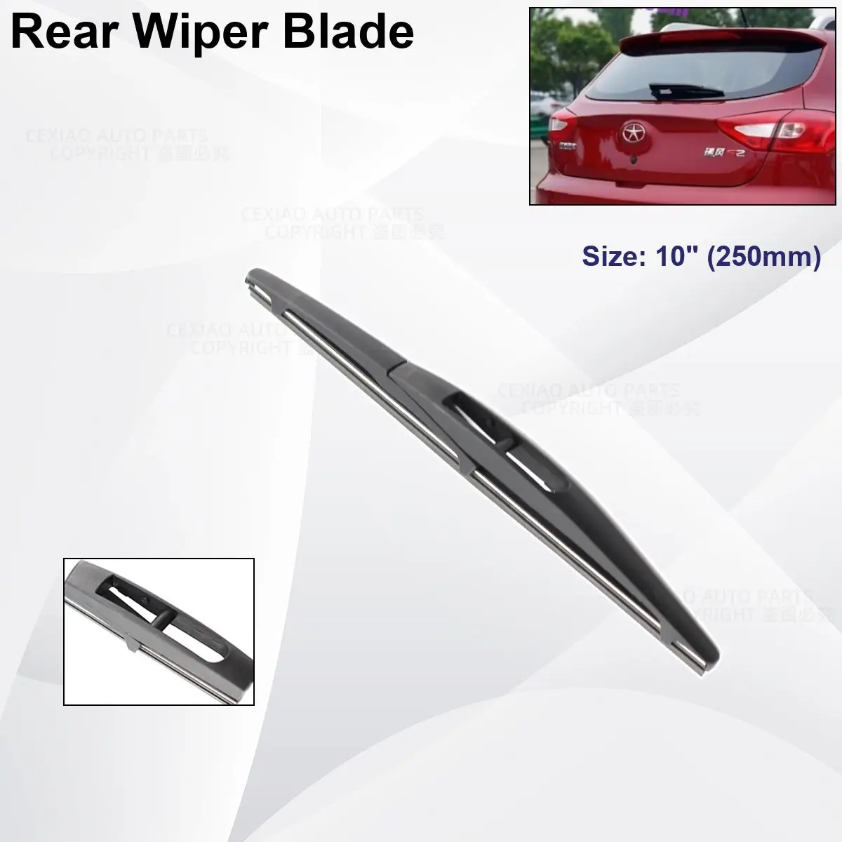 For JAC Refine S2 2015-2021 Car Front Rear Wiper Blades Soft Rubber Windscreen Wipers Auto Windshield 23