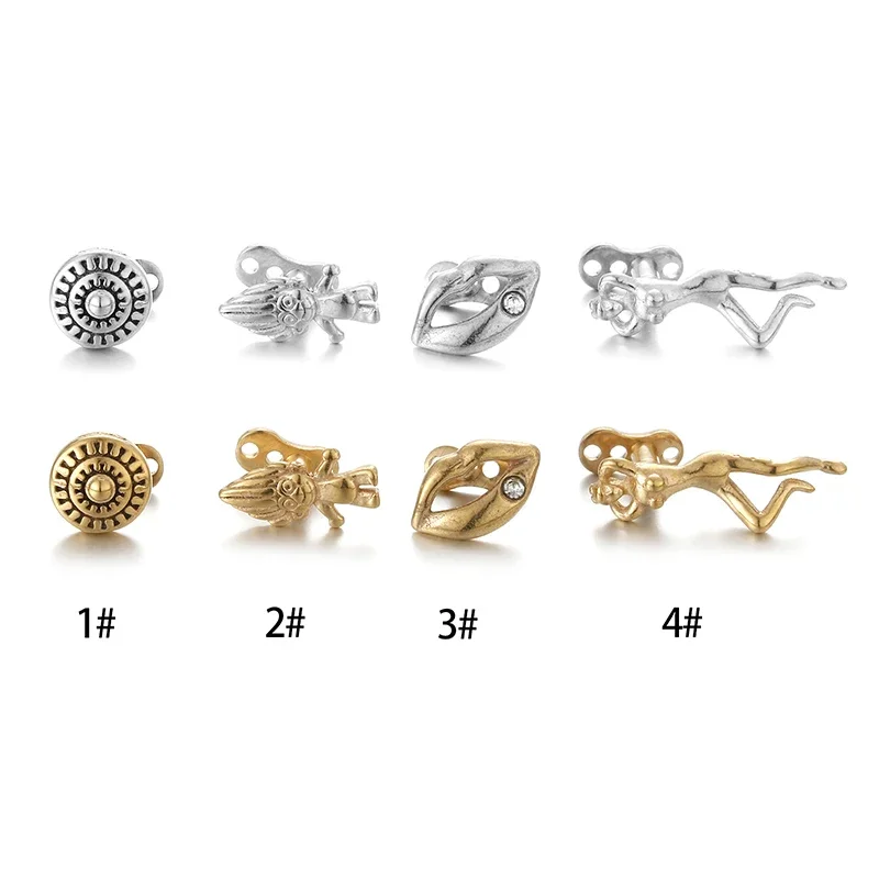 1PC  Surgical Steel Micro Dermal Anchor Top Piercing Skin Drivers Surface Dermal Piercing Implant Body Jewelry 14g