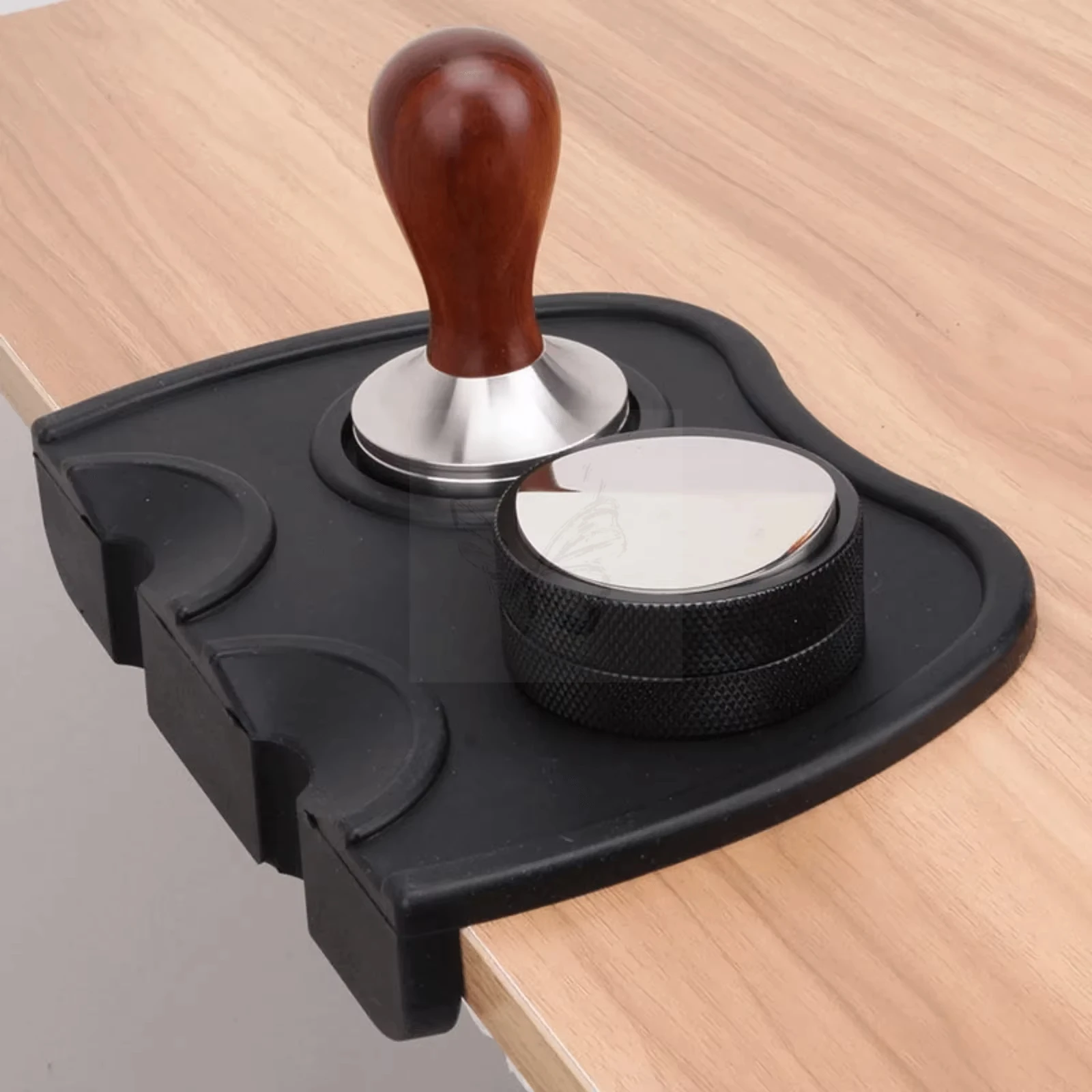 Espresso-Kaffeetamper-Matte, Silikon-Tamperhalter, Eckmatte, rutschfeste Tamper-Matte, Barista-Kaffeezubehör, Tamper-Werkzeuge – Detail 2