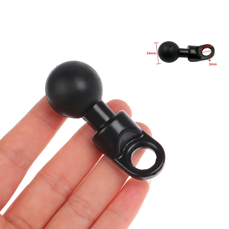 AliExpress Motorcycle Angled Base W/ 10mm Hole 1'' Ball Head Adapter Acting As Mobile Phone And Camera Holder For Many Motorcycle, Bicycle