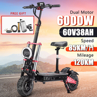 BOYUEDA S5 Electric Scooter 6000W dual Motor 60V38AH Battery 11\