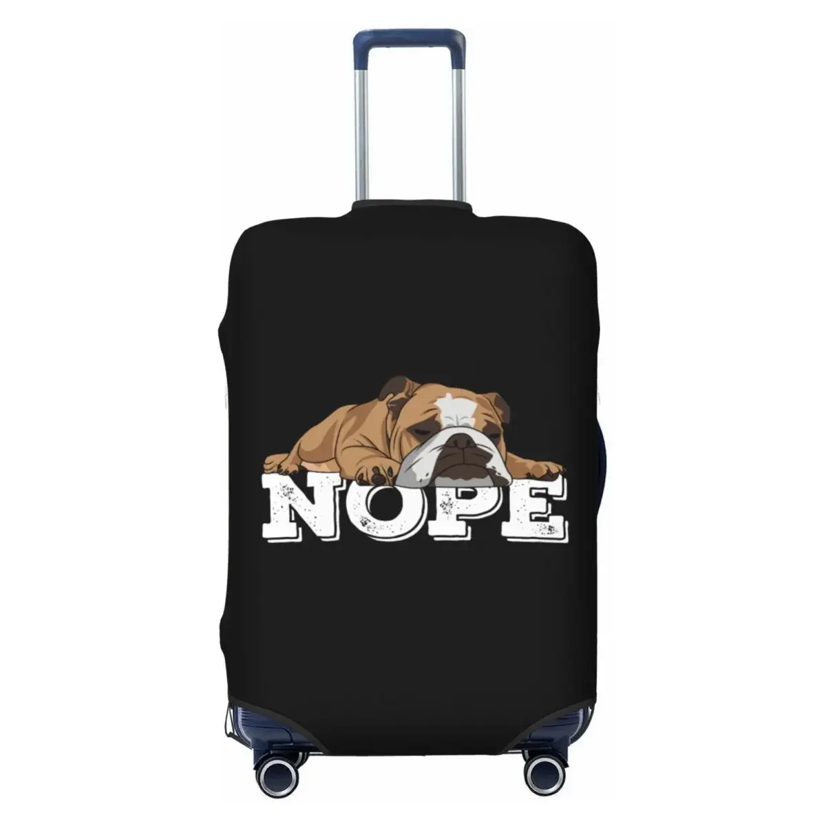 Juste Bagage Personalizada en Forme Bouledogue Français, Accesorios Protección Valise pour Chien, Animal Mignon et Amusant,