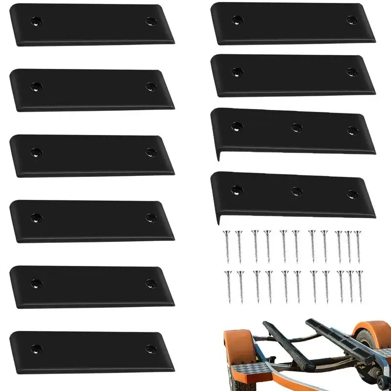 

Boat Trailer Bunk Slides 3X10 In Boat Trailer Bunk Slicks Heavy Duty Boat Trailer Glide Bunk Enders for Launching & Loading Boat