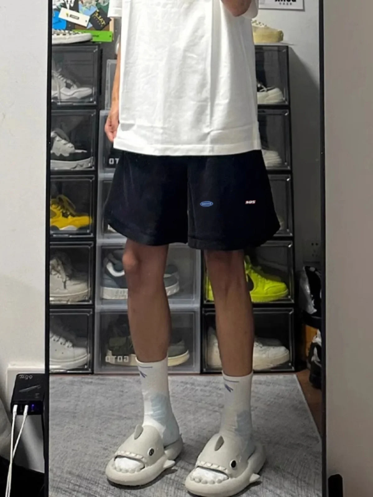 

Летние повседневные свободные американские уличные баскетбольные креативные мужские брюки с надписью orts Dstring Five-Quarter Pants Youth Faion