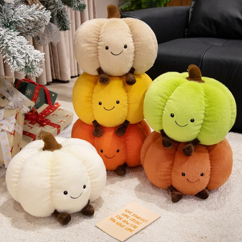 Kürbis-Serie Halloween-Geschenke Hochwertige Plüsch-Pflanzenpuppe Weiches Kissen Heimdekoration