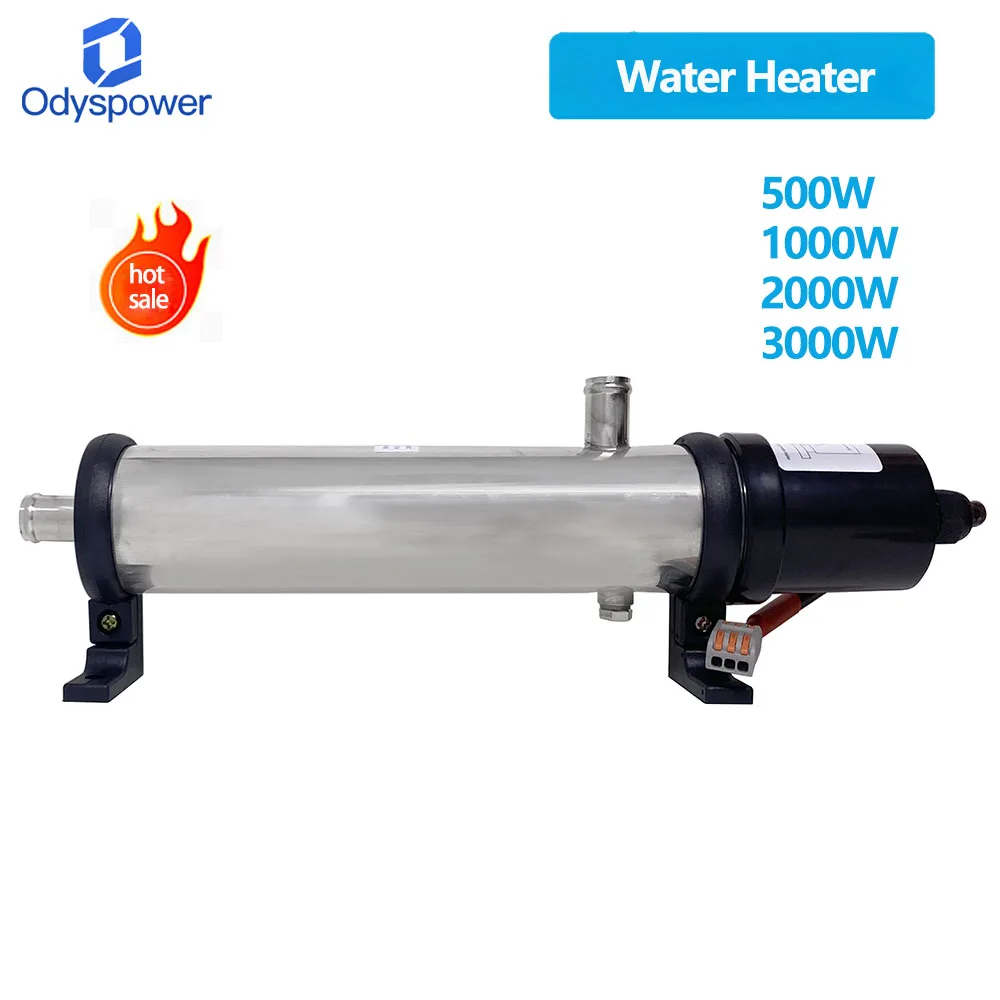 500W 1000W 2000W 3000W Diesel Generator Water Heater Engine Self-circulating Preheater Thermostat Electric Water Jacket Heaters